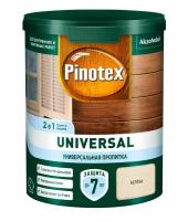 Универсальная пропитка на водной основе 2в1 для древесины Pinotex Universal полуматовая (0,9л) береза