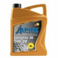 Моторное масло ALPINE Longlife III 5W30 4L