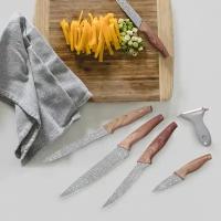 Набор кухонных ножей 6 предметов Kamille КМ 5043 в подарочной упаковке