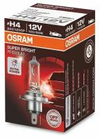 Лампа автомобильная галогенная OSRAM OFF-ROAD Super Bright Premium 62204SBP H4 P43t 1 шт