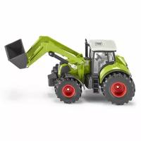 Модель трактора Siku Claas Axion 850 с погрузчиком, 1:50