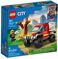 Конструктор LEGO City 60393 4x4 Fire truck rescue