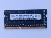 Hynix DDR3-1333 PC3-10600S 4Gb SODIMM 204PIN Модуль оперативной памяти для ноутбука