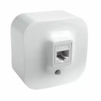 Legrand (Легранд) Розетка интернет RJ-45 UTP белая, Quteo 782224