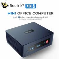 Мини-компьютер Beelink Mini S Intel Intel 11th Gen N5095 Windows 11 8/256Гб