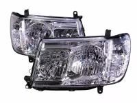 Фара левая без корректора CASP 124057L для Toyota Land Cruiser 100 2005-2007