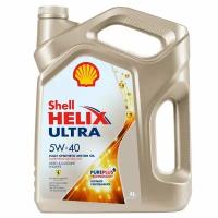 Моторное масло Shell Helix Ultra 5W-40 A3/B4 Синтетическое 4 л