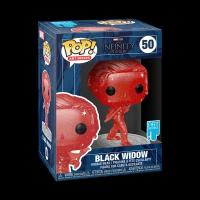 Фигурка Funko POP Art Series: Marvel Infinity Saga – Black Widow Red With Case Bobble-Head Exclusive (9,5 см)