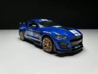 Машинка металлическая Ford Mustang Shelby 1:24, Коллекционная модель для взрослых, Игрушечный автомобиль с звуковыми и световыми эффектами для детей