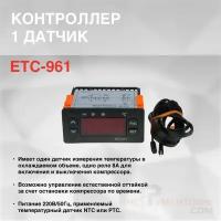 Контроллер ETC-961 1 пластиковый датчик