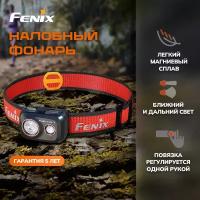 Налобный фонарь светодиодный аккумуляторный Fenix HL32R-T 800 Lumen Black