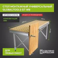 Верстак стол монтажный GT WB 733х1945 мм, (компл. mini), 46 кг