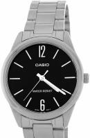 Наручные часы CASIO Collection Men MTP-V005D-1B, черный, серебряный