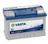 Аккумулятор Varta E43 Blue Dynamic 572 409 068, 278x175x175, обратная полярность, 72 Ач