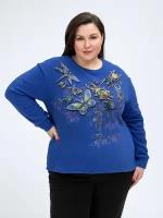 Свитшот флисовый с принтом Насекомые драгоценности PLUS Size 7XL