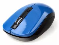Мышь беспров. Gembird MUSW-400-B, синяя, бесшумный клик, 1600dpi
