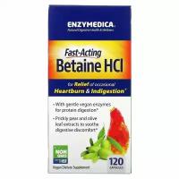 Enzymedica Betaine HCL 120 caps / Энзаймедика Бетаин Гидрохлорид 120 капс