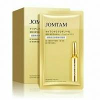 Jomtam Набор Питательных несмываемых масок с подтягивающим эффектом Niacinamide and Retinol Moisturize Elastic No Wash Mask, 30 штук по 2 гр