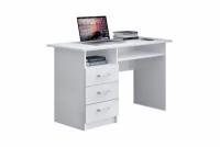 Письменный стол, компьютерный, для ноутбука с ящиками ПС-02 белый