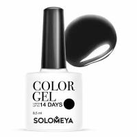 Гель-лак SOLOMEYA Color Gel Супер черный, тон 124, 8,5 мл