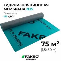 Диффузионная гидроизоляционная мембрана Fakro Eurotop N35