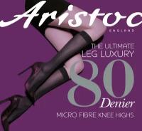 Гольфы Aristoc, 80 den, размер one size, черный