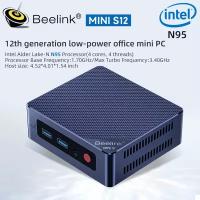Мини ПК Beelink MINI S12 Pro (Intel Alder Lake N100, 12th Gen, RAM 16 ГБ, SSD 500 ГБ, Intel UHD Graphicser) микрокомпьютер