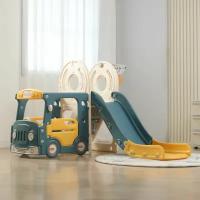 Игровой комплекс с горкой UNIX Kids Bus (171 cm)