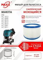 Фильтр синтетический, моющийся для пылесоса Makita VC 1012, 1012, 2000, 2012, 2512L 3011L 3511L 3012L 3012M, P-70219