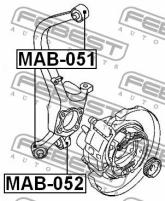 С/блок заднего поворотного кулака, MAB052 FEBEST MAB-052