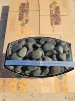 Диабаз шлифованный камни для бани и сауны (фракция 4-8 см) упаковка 7,5 кг