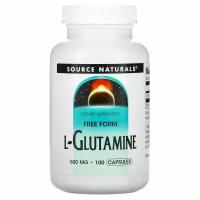Source Naturals, L-Glutamine, 500 mg, 100 Capsules