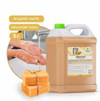 Жидкое мыло Clean&Green Soapy (хозяйственное, очищающее средство для кожи рук), 5 литров, CG8066