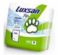 Подстилки Luxsan Premium GEL для животных с гелем, размер 60х90 см. 10 шт упак