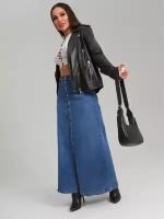 Юбка джинсовая LINA REY женская длинная больших размеров синяя макси 2023