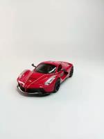 Модель автомобиля Ferrari Laferrari коллекционная металлическая игрушка масштаб 1:24 красно-черный