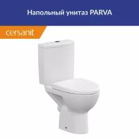 Унитаз напольный компакт безободковый Cersanit PARVA Clean On S-KO-PA011-3/6-COn-DL-w