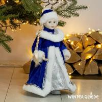 Фигурка новогодняя Снегурочка Winter Glade 38 см (синий)