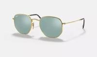 Солнцезащитные очки Ray-Ban, серый, золотой