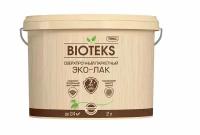 Текс BIOTEKS ЭКО-ЛАК сверхпрочный для паркета, камня, кирпича, обоев, глянцевый (2л)