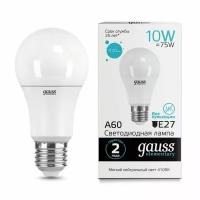 Светодиодная лампа Gauss Elementary LED A60 E27 10W 4100K