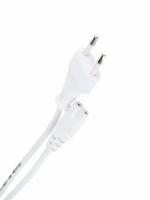 Кабель TELECOM для аудио-видео техники IEC-320-C7--розетка 220V, 2-pin, 1,8м, белый