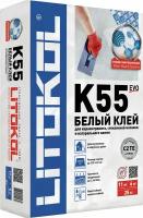 Плиточный клей цементный LITOKOL Litoplus K55 25 кг