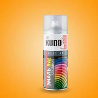 Эмаль универсальная KUDO RAL 9005 реактивный черный 520 мл