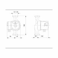 Насос циркуляционный GRUNDFOS UPS 25-40 EU