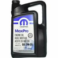 Полусинтетическое моторное масло Mopar MaxPro SAE 5W-20, 5 л