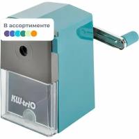 Точилка для карандашей механическая Kw-Trio 305A 1 отверстие пластик ассорти