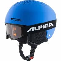 Шлем Alpina Zupo Set (+ маска Piney) Blue, год 2022, размер 48-52см
