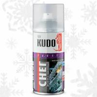 Снег искуственный KUDO, на водной основе, аэрозоль, 210 мл