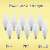 Ecola candle LED Premium 7,0W 220V E14 2700K